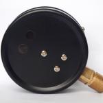 Painted Steel Manometer Utility Pressure Gauge 1 MPa 4 Dial Brass Connection