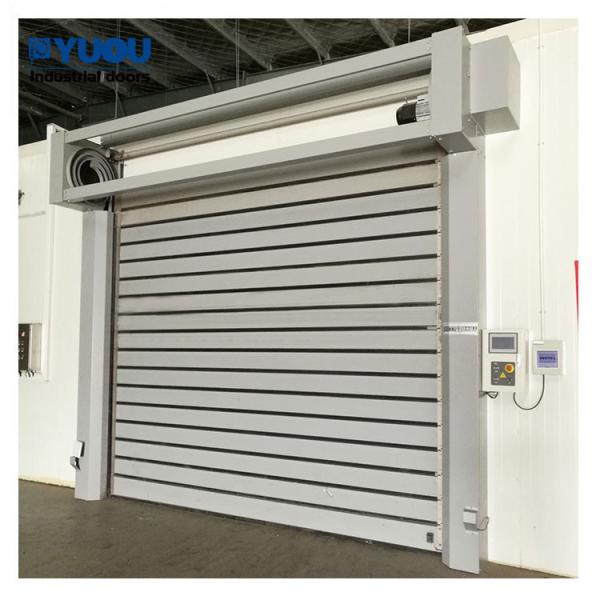 Exterior Automatic Shutter Wind Resistant High Speed Door 8m Aluminum Alloy 35m
