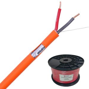 China 16 awg 100m Mineral Cable White PVC ABS 8Core Alarm Cable 950 Degree Fire Resistant factory