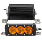 H Style 30W Yellow Color 3pcs 10W CREE LED LIGHT BAR 6000K 10-30V Combo Beam
