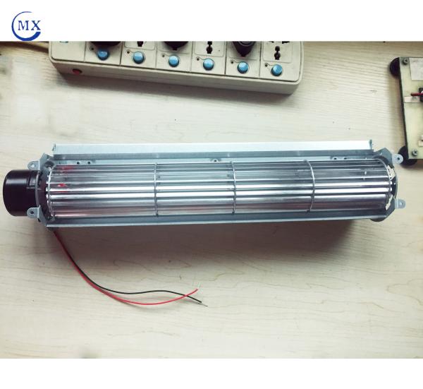Air cooling 12V dc motor cross flow fan for refrigerator and log burning