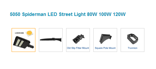 Factory Direct Sale Robust Housing Shoebox Led Street Lighting 100w 5 Years Warranty 5
