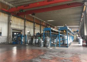 China Silver Hot Dip Galvanizing Line , Wire Production Line Adjustable Speed factory