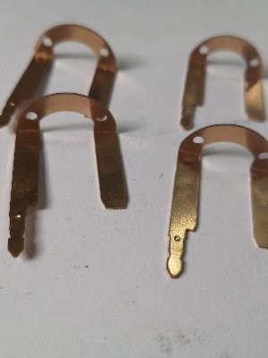 Transformer Connection Piece CNC Lathe Workpiece Hardware Copper Mechanical Parts