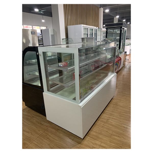Multi Layer Transparent Glass Cake Shop Uses Storage Display Cake Display