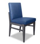 High back Solid beech wood White pu/leather upholstery dining chairs,wing chair,