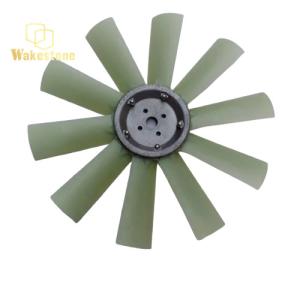 China Liugong 915C Excavator Fan Blades For Heat Dissipation And Temperature Reduction 4 Hole 10 Blades factory