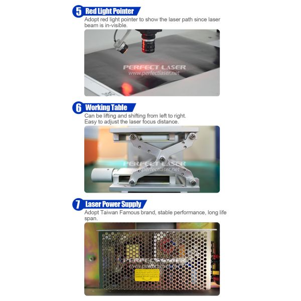 Pulse Air Cooled 7000mm/S Portable Laser Marking Machine For Food Packaging