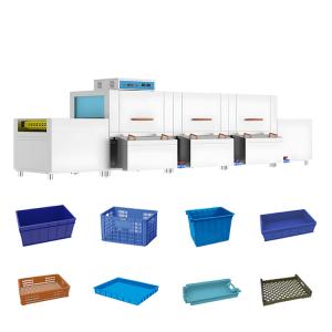 China CE Multiscene Plastic Pallet Washing Machine , Anti Corrosion Plastic Crate Washer factory