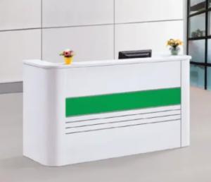 China Customizable Modern Minimalist Reception Desk for Office and Hotel for Office Building Front Desk Furniture factory