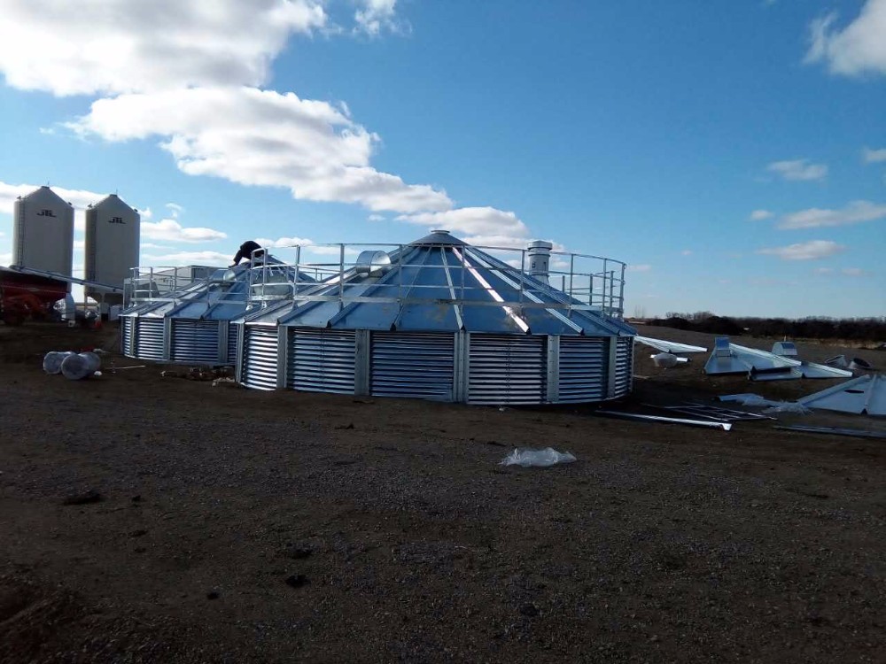 Galvanized Corrugated Bolted Assembly Silo Equipment Grain Storage Silo Bin