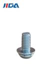 M6 x 12.6mm Grade 8.8 Hex Washer Screw Flat Round Head Allen Bolt