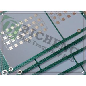 China Double-Sided RO4830 PCB 9.4mil Immersion Silver Rigid Circuits factory