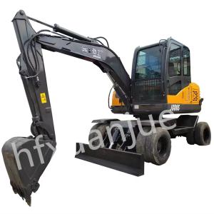 China Old 80S Jinggong Excavator Used Wheeled Excavators 6200kg factory
