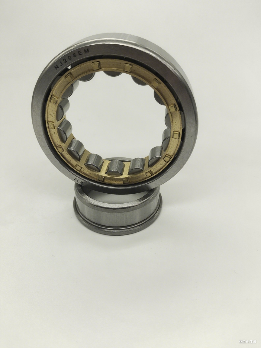 Chrome Steel NJ208EM Cylindrical Roller Bearing for Engineering Machinery