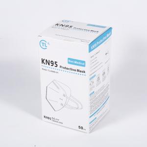 China Factory Wholesale KN95 Face Mask Disposable 5 Ply Non Woven Melt-blown Anti Dust Protective Face Mask factory