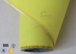 Yellow PU Coated Fiberglass Fabric 3732 Fireproof Welding Protection Blanket