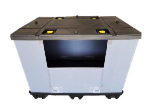 China Twin Sheet Collapsible 15mm Pallet Sleeve Box factory