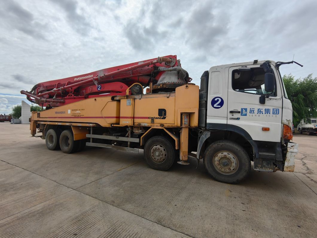 Construction Machine 2011 Putzmeister 49m Concrete Pump Truck Pump Concrete Mixer for Sale at Very Good Price