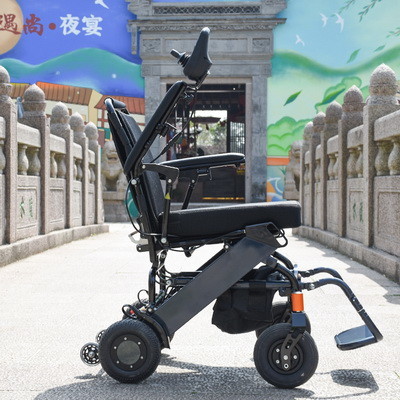 Compact Folding Electric Wheelchair 100KG Loading
