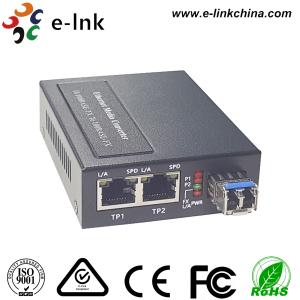 China 1 SFP Interface Fiber Ethernet Media Converter With Built - In Power Supply factory