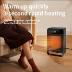 ABS Portable Desktop Air Heater Fan for Indoor Bedroom Winter 1500W PTC Quick