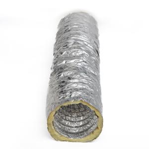 China Insulated Aluminum Foil Duct 4&quot; 24&quot; Diameter For HVAC Systems Efficiency And Performance factory