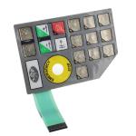 Waterproof Capacitive Membrane Keypad With PET Circuit ZIF Connector