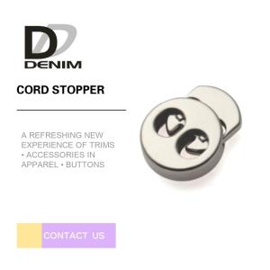 China Shiny Silver Cord Locks | Metal Toggles for Sale | Cord Closures factory