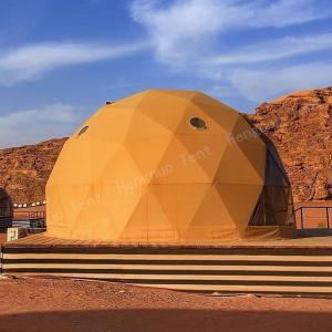 China Geodesic Dome Glamping Prefabricated Tents Metal Frame Camping Tourism factory