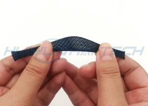 China Wear Resistant PET Expandable Braided Sleeving Flexible Nylon / Pet Material factory