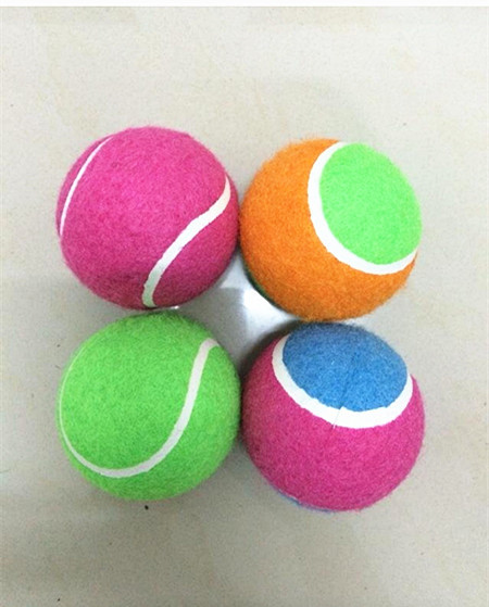 Wholesale Customized Logo Pet Interactive Toys Dogs Puzzle Food Dispenser Tennis Ball Throwing Fetch toy