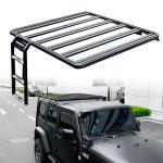 Wrangler JL JK JT Rooftop Cargo Carrier Anodizing Aluminum Car Roof Basket