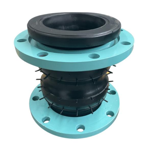 Jis 10k Carbon Steel Flange Bellow Twin Sphere Rubber Expansion Joint Length 165
