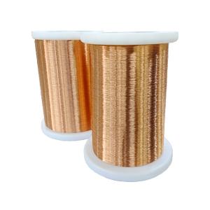 China Heat Resistant Polyurathane Enamelled Round Copper Wire 0.04mm - 1.60mm Class 155 UEWF U1 factory