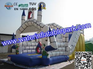 China Rental Large Inflatable Bounce Slide / Inflatable Amusement Park For Event / Party factory