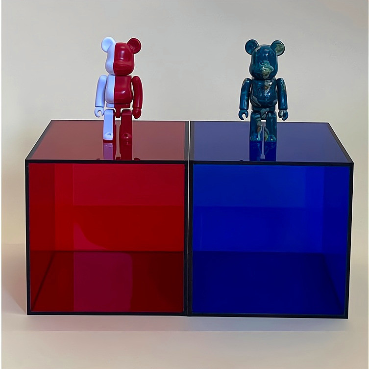 PMMA Brush Box Acrylic Pen Box For Home Decor And Commercial Promotion