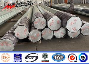 China 220kv Galvanized Power Transmission Tower Pole Electric Steel Tubular AWS D1.1 factory
