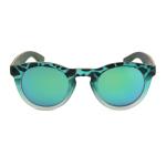 Special Shape Lifestyle Sunglasses Pc Frame Colored Wooden Temple Material