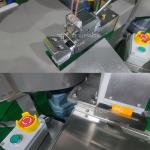 Semi Auto Banana Carrot Packing Machine For Mesh Net Bag Weighting Counting