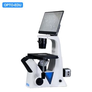 OPTO EDU A33.2607 LCD Cell Image Inverted Microscope Semi APO BF+PH
