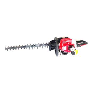 China Cordless 25.4cc Gasoline Garden Hedge Trimmer Dual Blade Anti Vibration 2 stroke shrub cutter factory