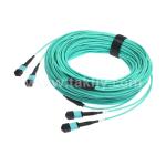 24 Cores MTP Trunk Cable Fiber Optic Jumper for Data Center FTTX PVC Customizabl