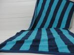 Factory Supply 100% cotton Yarn Dyed Jacquard Heavy Blue Stripe Pool Towel