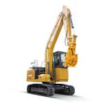 FR215F Excavator Grabber Crawler Grabber Rubber Block Crawler 3+2 2000rpm