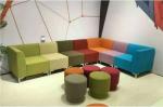 Public Area Sofa For Rest Area Fabric Couch