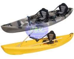 China LLDPE And HDPE Roto Molded Plastic Kayak For Single Or Double Person Boat factory