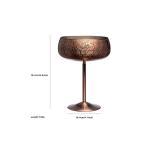 Stainless Steel SS304 Martini Glass Champagne Cocktail Coupe For Cocktails