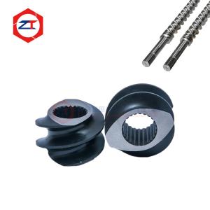 China Nitrided Steel Twin Screw Conveying Elements 80CrMoV Material High Torque Anti-Material Sticking Surface For Plastic Extrusion factory