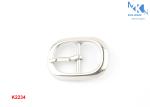 1.5 Inch / 1 Inch Belt Buckle , Polished Hanging Plating Roller Belt Buckle